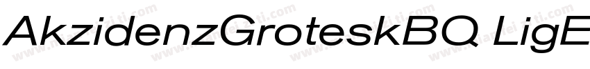 AkzidenzGroteskBQ LigExt字体转换